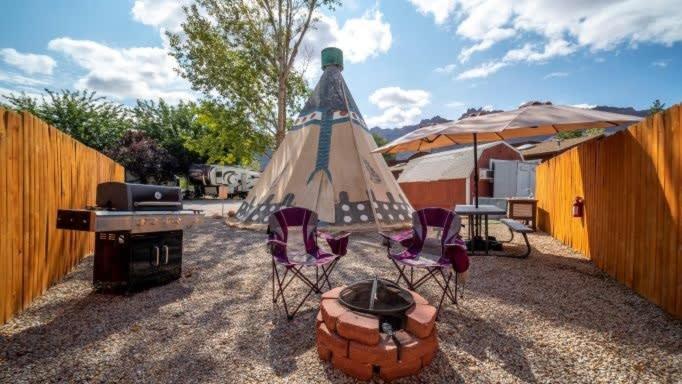 Ok Rv Park Family Tipi Ok1 Moab Exterior foto